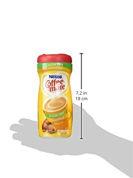 Coffeemate Sugar Free Hazelnut 10.2 Ounce (Pack of 2)