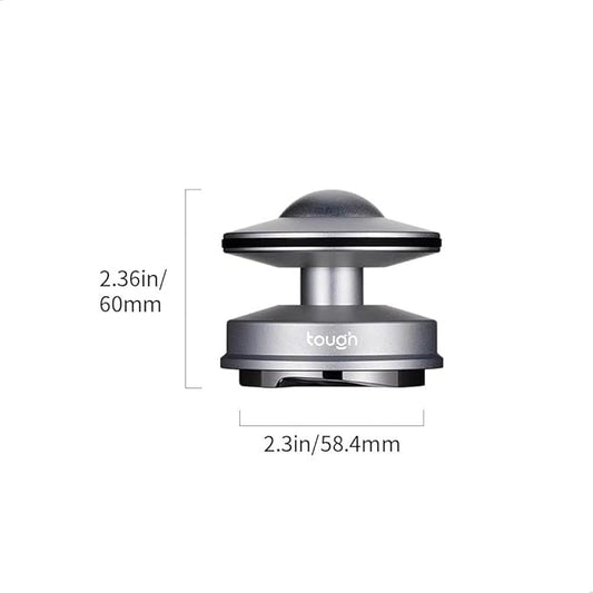 Coffee Distributor 58.5mm, Gravity Adaptive Espresso Distribution Tool,Adjustable Height Coffee Leveler for 58mm Portafilters, Matte Silver