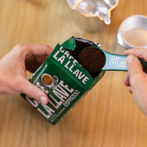Cafe La Llave Dark Roast Ground Espresso Coffee, 10 oz Bricks (Pack of 4) – Cuban Style, Bold & Rich Flavor, for Espresso, Moka Pot & Drip