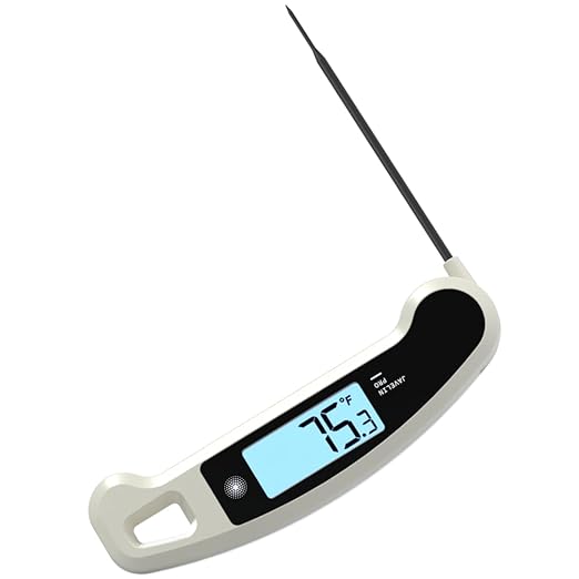 Lavatools Javelin® PRO Classic Ultra-Fast 2-Second Professional Digital Instant Read Meat Thermometer for Grill and Cooking, Auto-Rotating Backlit Display, IP65 Water Resistant – Panda