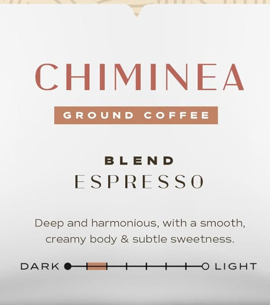 Buen Dia Coffee Co. Espresso Blend Ground Coffee, 10 Ounce - Certified Organic, Fairtrade Coffee
