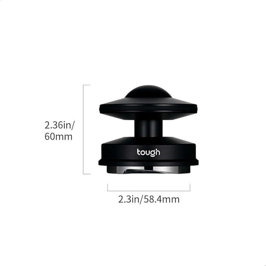 Coffee Distributor 58.5mm, Gravity Adaptive Espresso Distribution Tool,Adjustable Height Coffee Leveler for 58mm Portafilters (Matte Black)