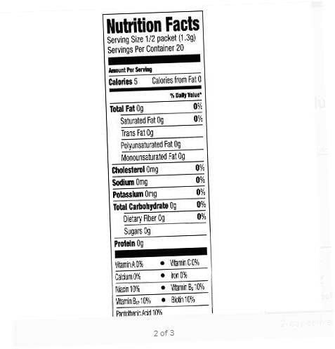 Energy Acai Blueberry Sugar-Free Drink Mix: 4 box count (40 packets) .10 pack