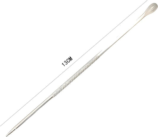 2pcs Stainless Steel Coffee Art Pen - Dual-Ended Latte Art Pen for Creative Coffee Designs