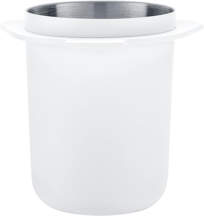 Normcore 53.3mm Portafilter Dosing Cup - 304 Stainless Steel - Non-stick coating White - Fits Breville Sage Solis Barista Express and 54mm Breville Machines