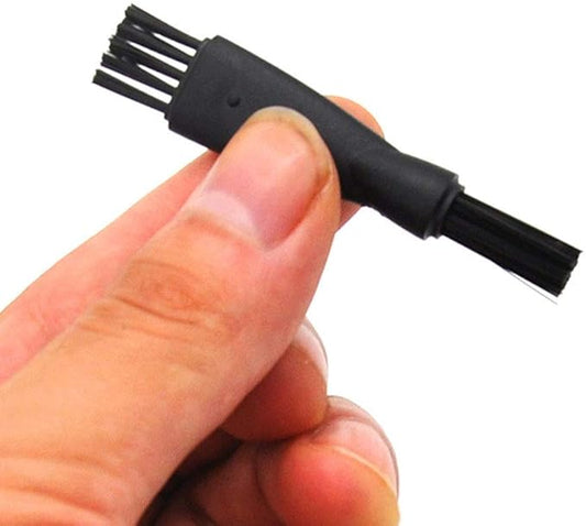 8pcs 60mm Plastic Cleaning Brush for Spices Herb Grinders, Black