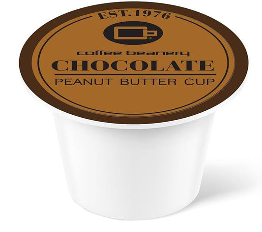 Chocolate Peanut Butter Cup Decaf Coffee Pods by Coffee Beanery | 96ct Bulk Flavored Decaf Coffee Pods Medium Roast Coffee