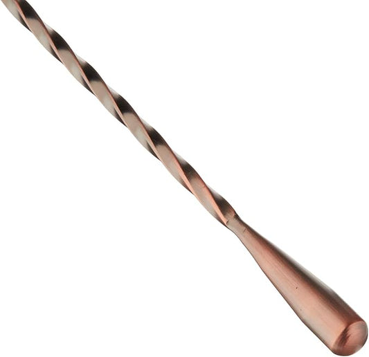 Barfly Bar Spoon, Double End Stirrer 13 3/16" (33.5 cm), Antique Copper