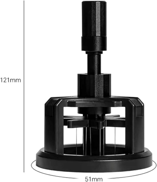 51mm WDT Espresso Tool – Adjustable Height Coffee Distributor & Leveler with Magnetic Base – 10 Stainless Steel Needles for 51mm Portafilters, Barista Espresso Stirrer & Even Extraction