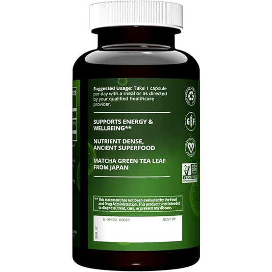 MRM Matcha Green Tea Capsules 60 Servings