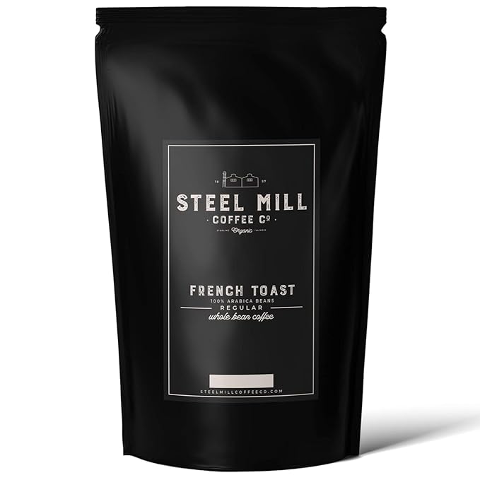 Steel Mill Coffee Co. French Toast Flavored Coffee | 2 LB/Ground/Regular | Grown in Colombia