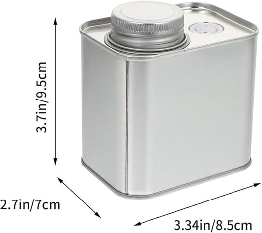 3pcs Airtight Coffee Storage Canisters with Air Valve, Square Tin Containers with Lids for Coffee Beans and Powder, Vacuum Sealed Food Organizer for Kitchen and Pantry