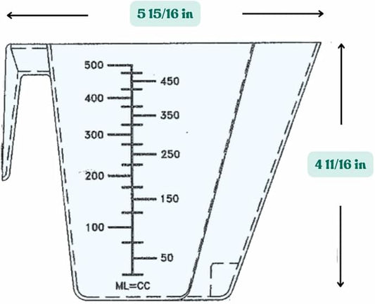 Supplement and Supply 2 Cup (1 Pint | 16 Oz. | 500 mL) Scoop for Coffee, Protein Powder, Pet Food, Spices, Grains and Dry Goods – Plastic Food-Grade, BPA-Free Measuring Cup (Pack of 5)