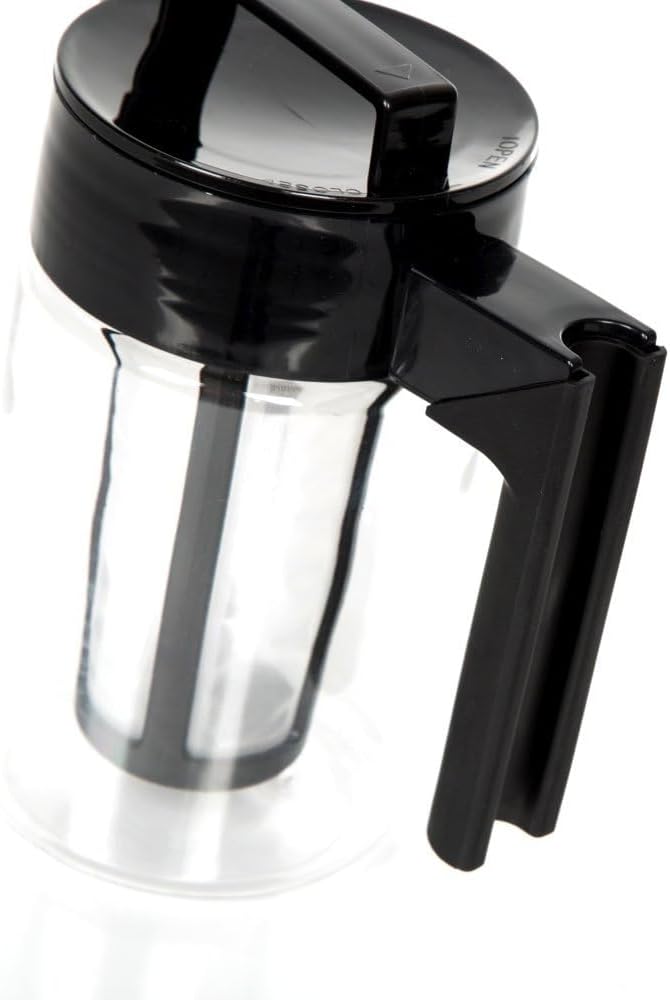 LifeSmart USA Cold Brew Iced Coffee Maker - One Quart - Airtight, Leakproof Lid - Dishwasher Safe - BPA Free - For Use with Coffee Grounds