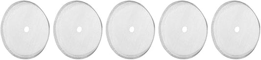 Qudinip 5Pcs 80 Mesh Stainless Steel Filter Screen, Ultra Fine Mesh Replacement for 350ml French Press Coffee Maker, with Even Contact Surface for Coffee and Tea