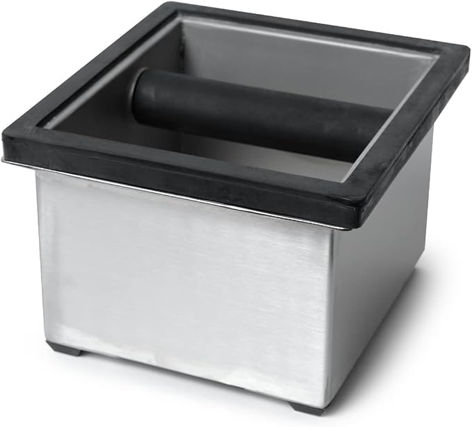 Rattleware Espresso Knockbox Set, Large, Stainless Steel