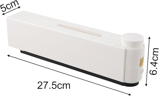 Wall Mounted Dispenser With Multiple Chambers Bathroom Soap Pump Container For Shampoo Shower Gel Conditioner Storage With Large Capacity 400Ml Transparent Window(White Single)