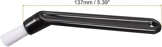 MECCANIXITY Coffee Machine Brush, 5" Length Nylon Head Black for Cleaning Espresso Machines, Grinders