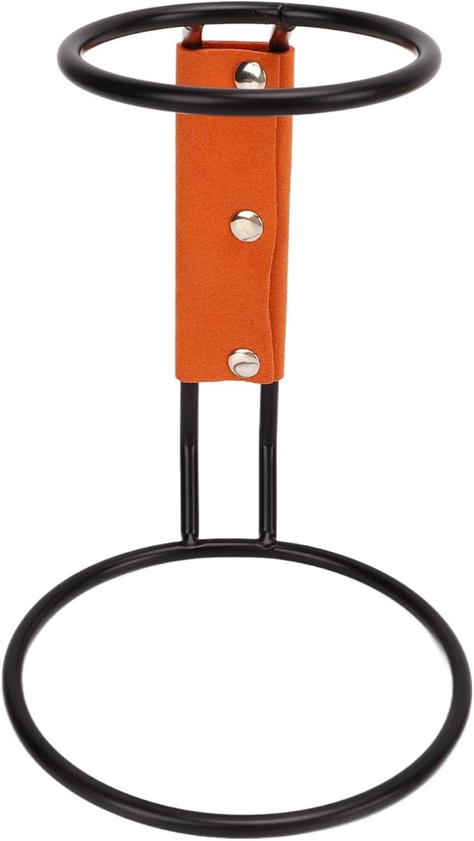 Pour Over Coffee Dripper Rack, Coffee Filter Holder Iron Dripper Stand with Leather Handle Case Coffee Maker Stand for Coffee Tea