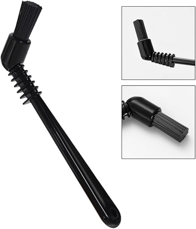 Coffee Machine Cleaning Brush with Nylon Bristles for Espresso Group Head and Grinder, Compatible with Coffee Makers and Milk Frothers