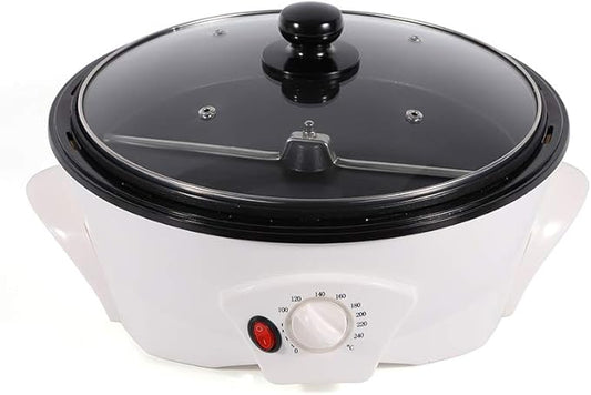 Home Coffee Roaster Machine with 1500g Max Capacity - for Coffee Bean Roasting - 800w Power and Non-Stick Pan - Featuring Lights Out Device for Safe Roasting
