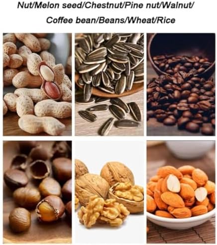 Coffee Roaster Machine, Stainless Steel Electric Roasting Machine with Timer & Thermostat for Nuts & Whole Grains