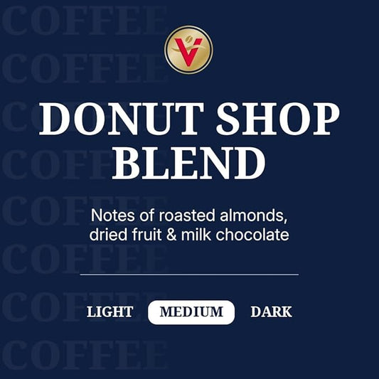 Victor Allen's Coffee Donut Shop Blend, Medium Roast, 42 Count, Single Serve Coffee Pods for Keurig K-Cup Brewers