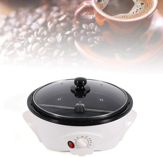 Coffee Bean Roaster, Home Electric Coffee Roaster with Timer Roasting Machine Peanut Bean Home Coffee Roaster, 110V 800W