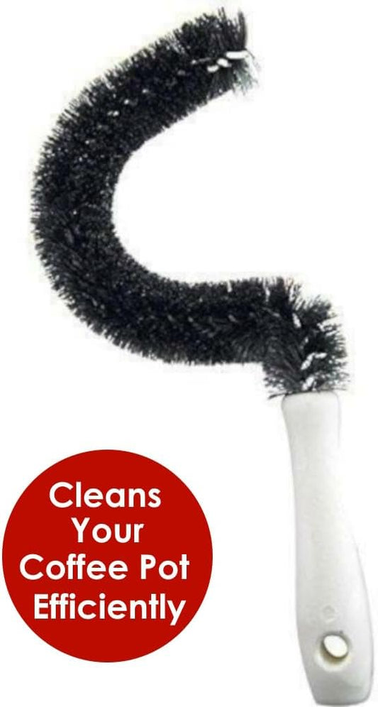 Curved Coffee Pot Cleaning Brush Stain Scrub Remover