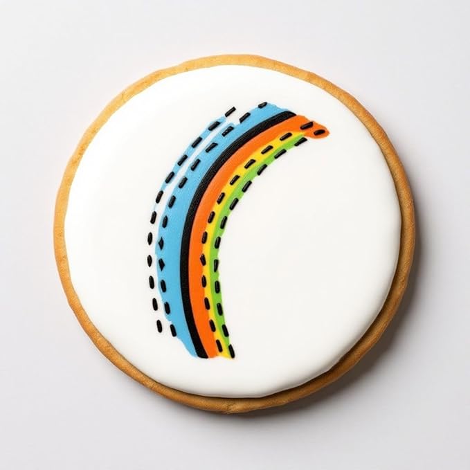 Reusable Balls PYO Cookie Stencil Paint Your Own Custom Design Unique Cookies Stencils Creates Custom Coloring Pages Designs, Perfect for Kids, Parties, and Bakers. Detailed Designs. (Balls)