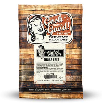 Gosh That’s Good! Reduced Sugar Matcha Green Tea – 2 lb– Antioxidant-Rich, Energy-Boosting