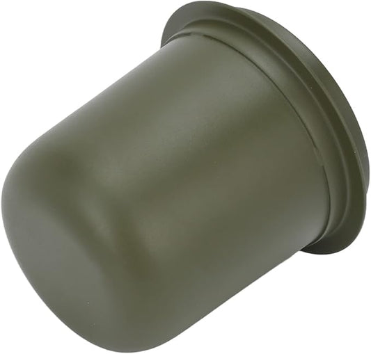 Espresso Dosing Cup Sturdy Stainless Steel Coffee Making Dosing Cup 150ml 58mm Universal Inverted Coffee Powder Cup for Coffee Machine 2.7x2.3x2.9in Espresso Cup Release Hand Kit Silver Green