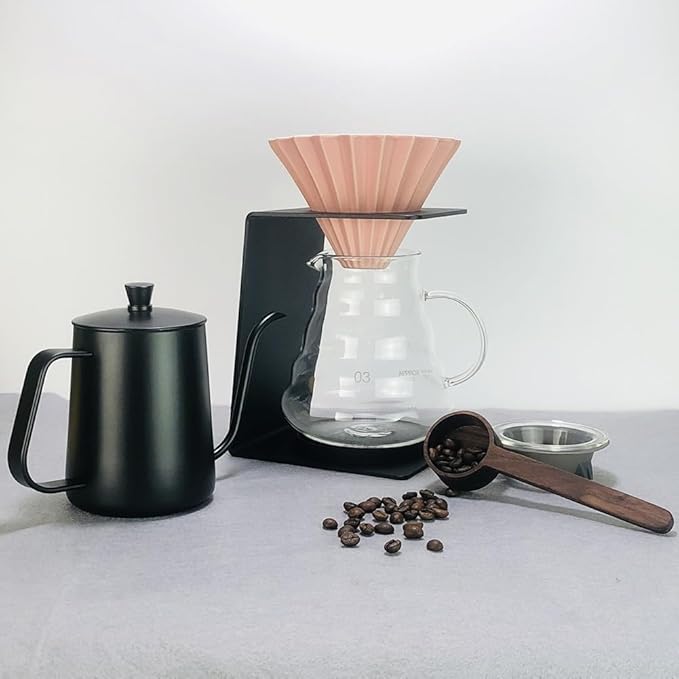 Coffee Pour Over Stand, Coffee Station Wire Coffee Dripper Holder, Filter Cone Cup Support Station Metal Drip Coffee Stand, Pour Over Coffee Dripper Stand Coffee Filter Stand Holder