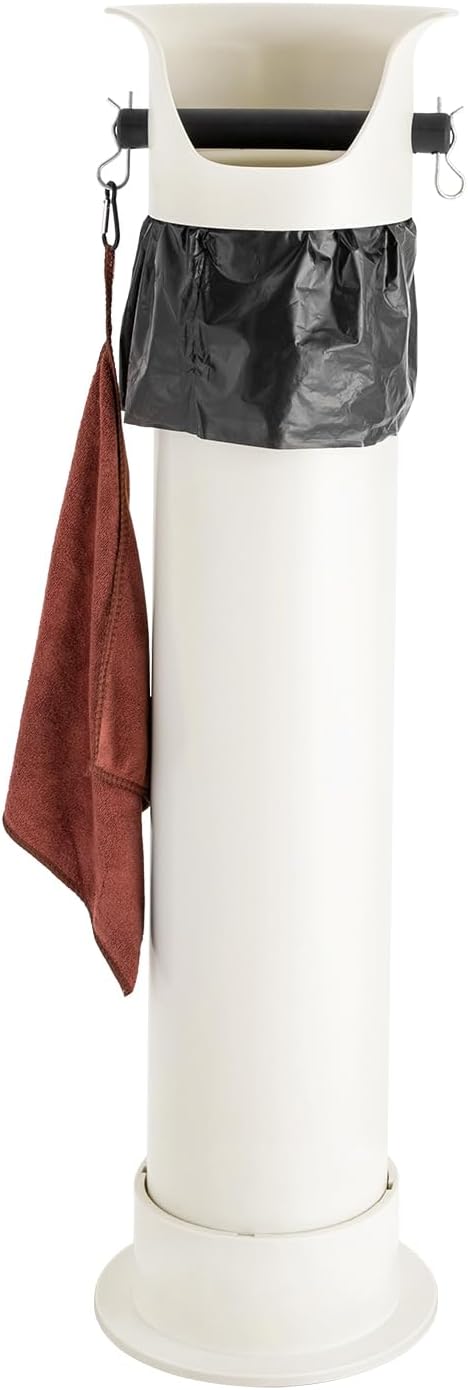 Professional Coffee Knock Box – Large Capacity, Durable Heat-Resistant Espresso Grounds Bin with Quiet Knock Bar, Detachable Lid & Stable Base for Home, Café, Barista