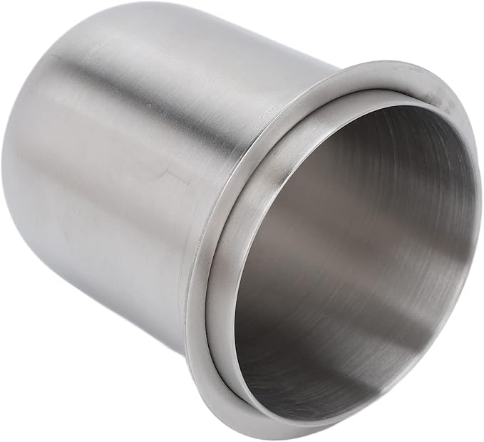 Cunyuer 58mm Dosing Cup, Espresso Dosing Cup, Coffee Dosing Cup Fits 58mm Portafilter, 150ml Stainless Steel Universal (Brushed Silver)