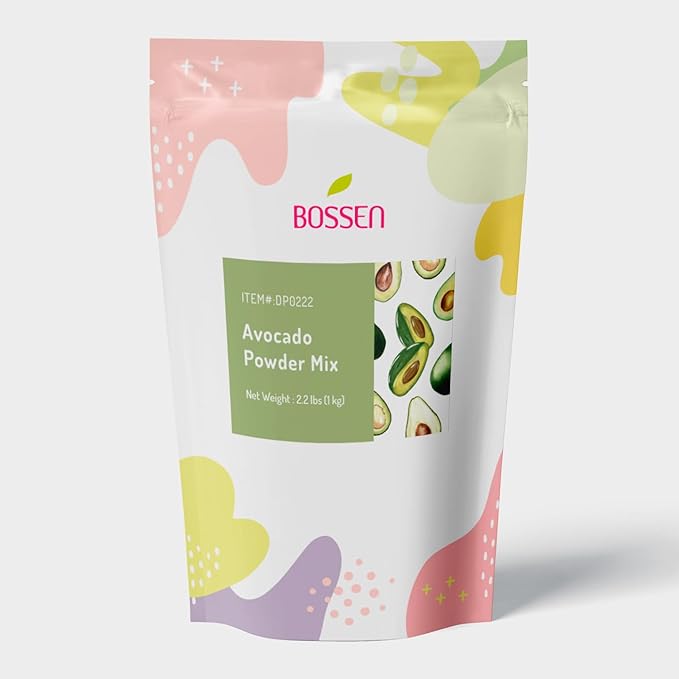 Bossen Bubble Tea Powder Mix - 2.2 Pound (Avocado)
