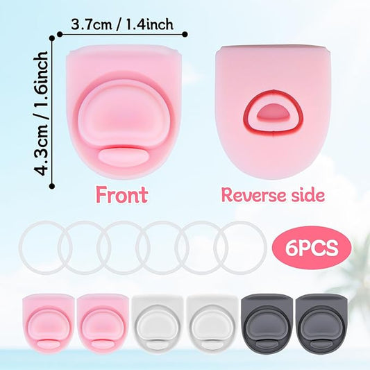 6 Sets Replacement Seal Gasket Stoppers for Owala Freesip 16oz 32oz Cap Mouth,Silicone O Sealing Ring Parts Water Bottle Top Lid Accessories for Owala Freesip 16/19/24/32/40oz(3 colors 2