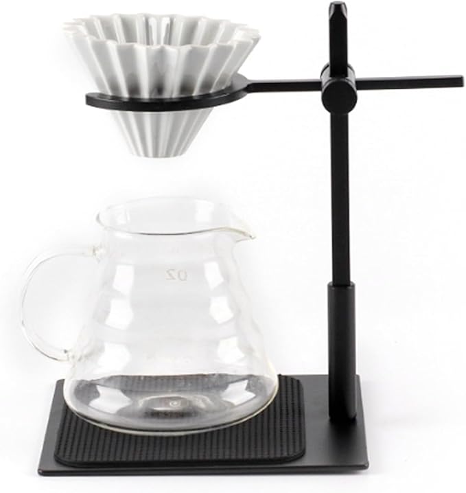 Miskall Coffee Dripper Stand, Pour Over Stand Coffee Station Adjustable Coffee Filter Stand Holder for Coffee Beer Drink Maker Portable