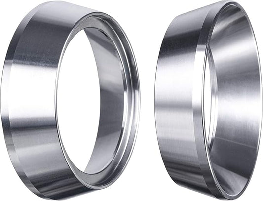 54mm Espresso Dosing Funnel, MATOW Stainless Steel Coffee Dosing Ring Compatible with Breville 54mm Portafilter