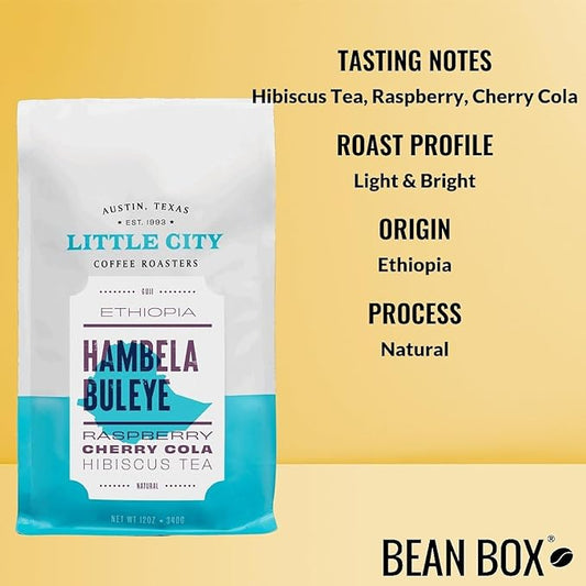 Ethiopia Hambela Buleye - Roasted by Little City Coffee Roasters - Freshly Ground Coffee - 12 Ounce Bag