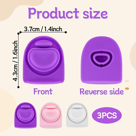 3pcs Replacement Rubber Stopper Seal Compatible with Owala FreeSip 24oz 32oz,Water Bottle Lid Cap Silicone Seal Parts for Owala 16/19/24/32/40oz Spout Gasket Mouthpiece Piece Accessories F9