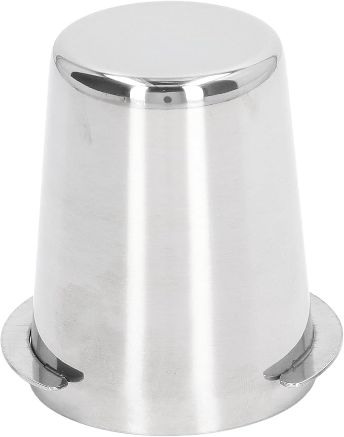 WQAPVHBG 58mm 120ml Stainless Steel Coffee Dosing Cup, 2.3 x 2.7 x 2.8in Espresso Coffee Dosing Cup, Silver Coffee Powder Feeder as Accessories for Coffee machine Portafilter