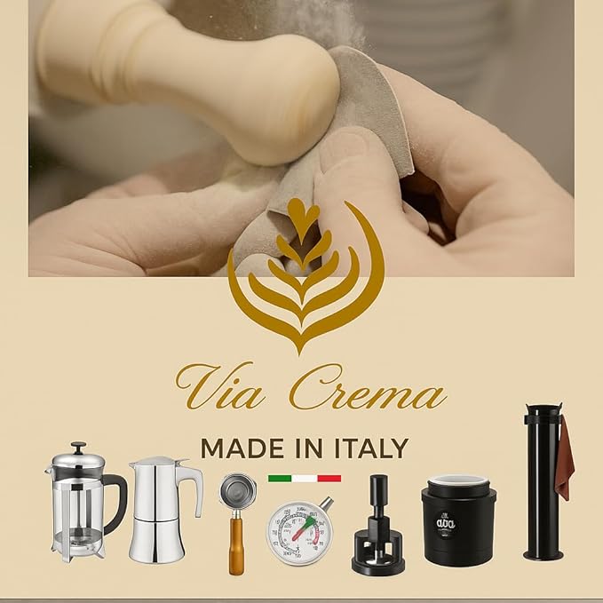VIA CREMA Caffee 58mm Dosing Cup Espresso Powder Coffee Dispenser