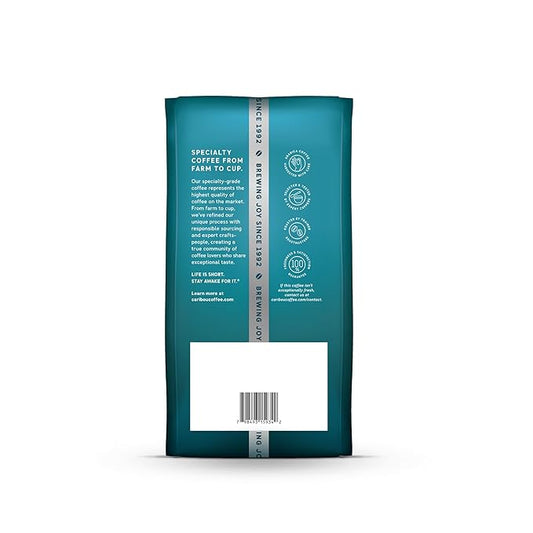 Caribou Coffee, Medium Roast Ground Coffee, 100% Arabica Coffee - Caramel Flavored 66 Ounces (6 Bags of 11 Ounces)