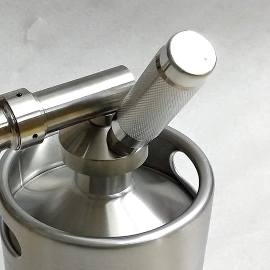 2L Nitro Cold Brew Coffee Maker - Stainless Steel Keg & Stovetop Coffee Pot - Home Brewing System for Rich, Smooth Coffee - Perfect for Coffee Lovers