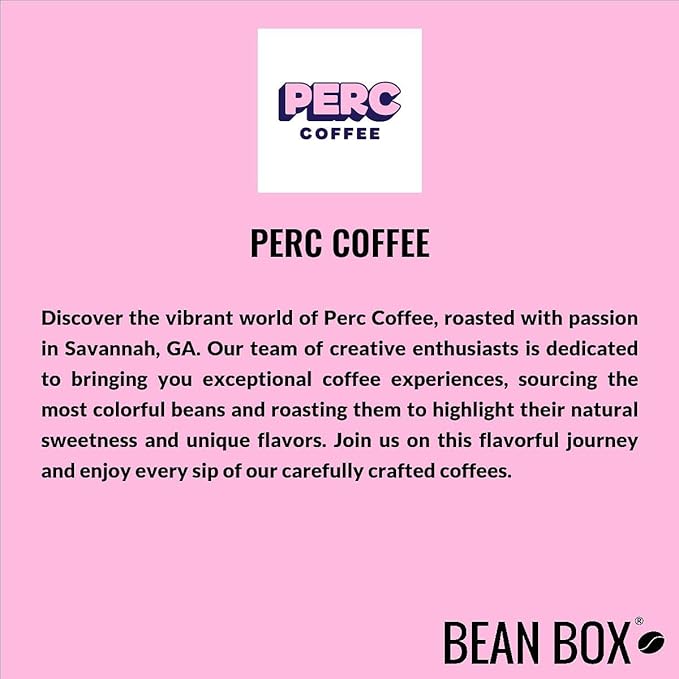 Bean Box Sampler - Roasted by Perc, 3-Pack, Freshly Ground Coffee, Gourmet Coffee