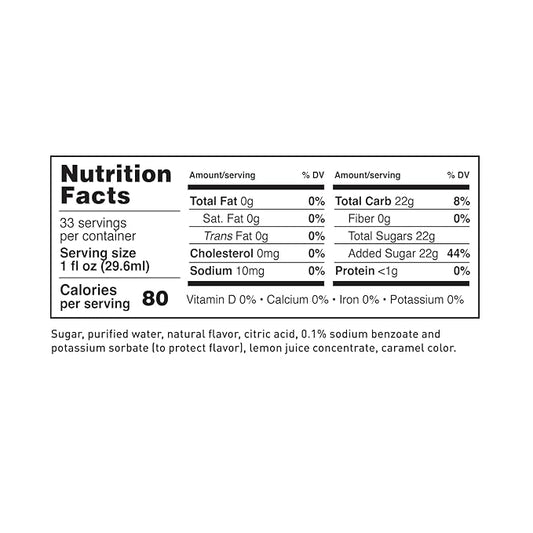 (4-Pack) LAVA Premium Hazelnut Syrup, Natural Hazelnut Coffee Sweetener, 33.8oz (1-Liter), Made with 100% Sugar, No Artificial Sweeteners, Flavors, or Colors