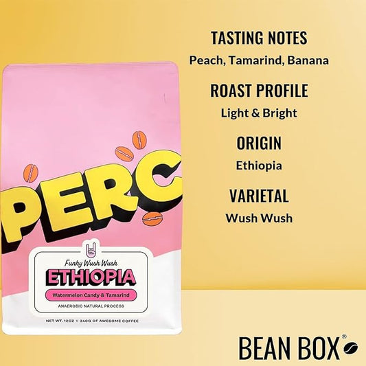 Bean Box Sampler - Roasted by Perc, 3-Pack, Freshly Ground Coffee, Gourmet Coffee