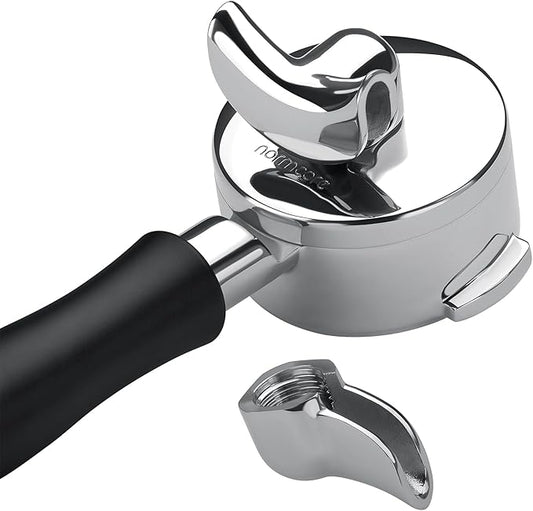Normcore 58mm 3-in-1 Bottomless/Double/Single Spout Portafilter with 22g Basket Fits E61, Flair 58, ECM, Rocket, Sanremo, Synesso, Slayer, VBM - Anodized Aluminum Handle