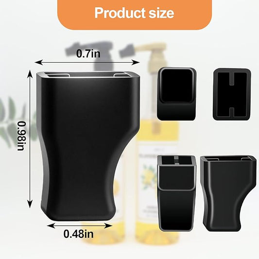 15 Pcs Coffee Syrup Pump Tip Covers Black Rubber Seal Caps for Coffee Syrup Bottles Fits Most Pump Tips, Keep Sugar Condiments Olive Clean Preserved for Barista, Café, Home Use